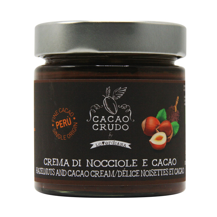 Cacao Crudo Crema spalmabile Nocciole e Cacao 