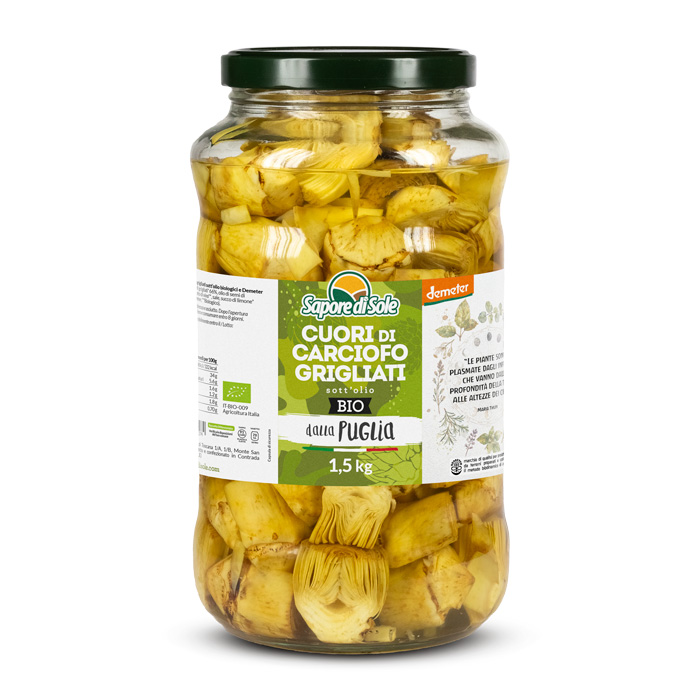 Cuori di Carciofo grigliati Sott'olio
