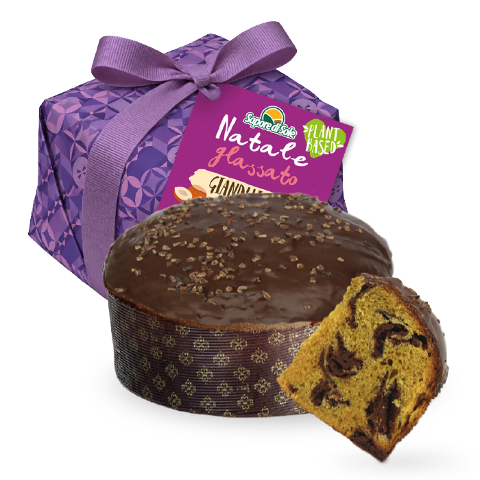 Natale glassato Gianduia Fondente 