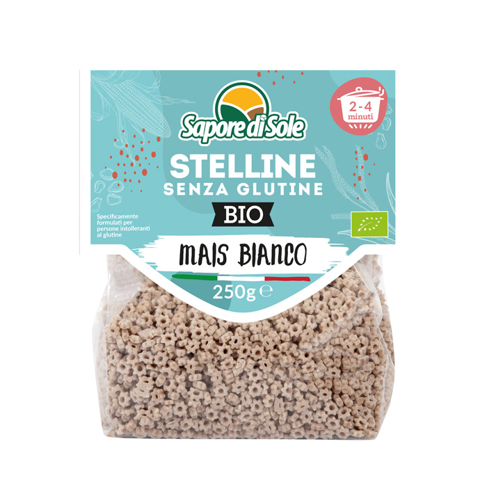 Stelline di Mais bianco SENZA GLUTINE 