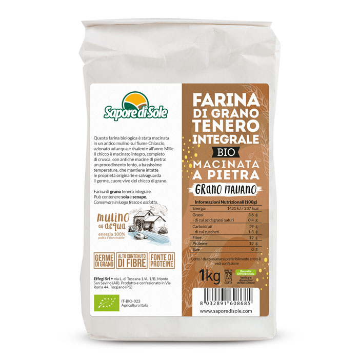 Farina di Grano Tenero Integrale