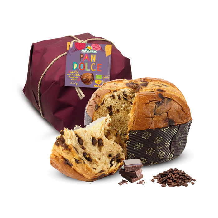 Pandolce Gocce di Cioccolato e Caffè