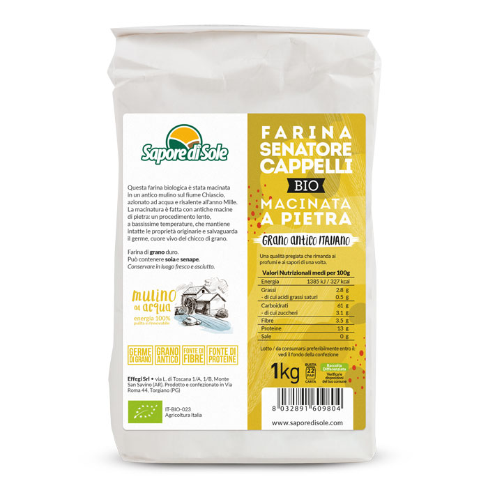 Farina di grano duro Senatore Cappelli