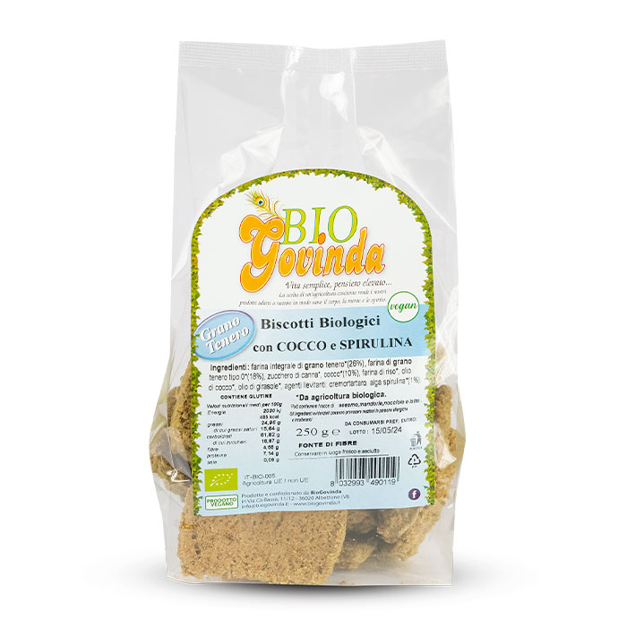 Biscotti con Cocco e Spirulina