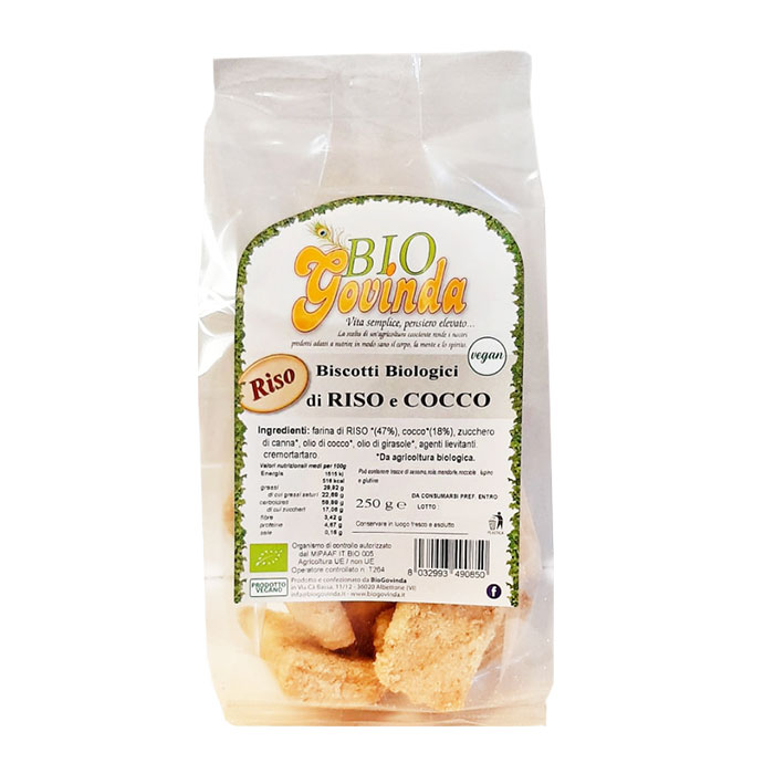 Biscotti di  Riso e  Cocco 