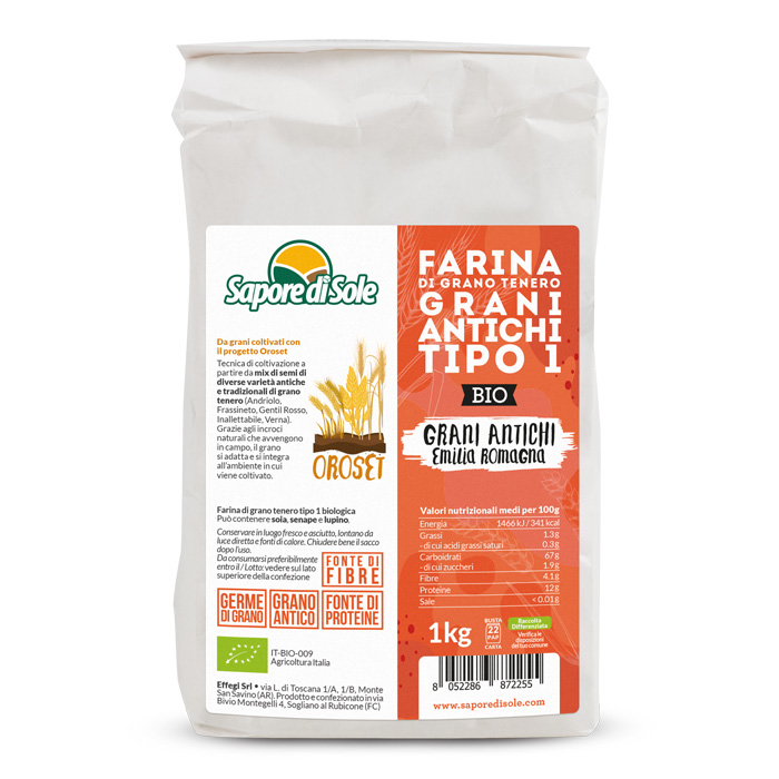 Farina di Grani Antichi di Romagna tipo 1