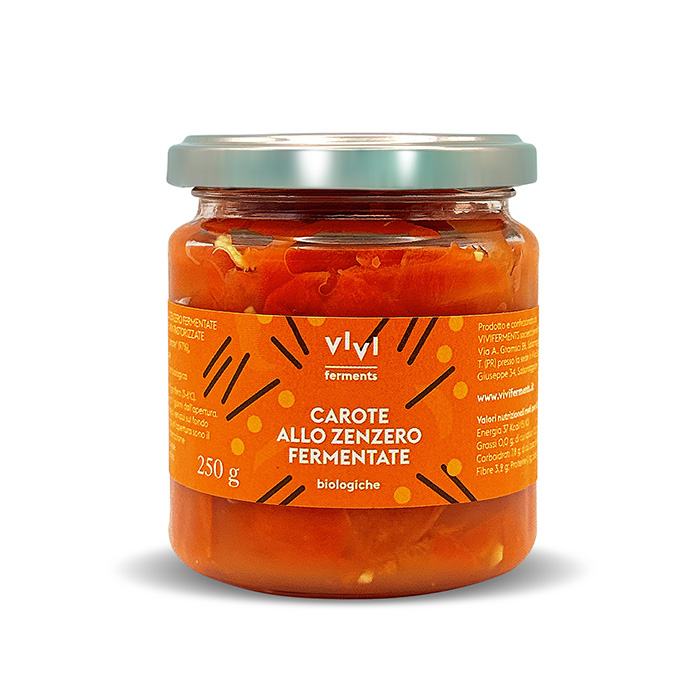 VIVI ferments Carote allo Zenzero fermentate