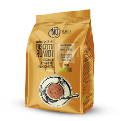 Bio Family Compagnia dei Biscotti ruvidi Mandorle, Cacao e Gocce di Cioccolato fondente SENZA GLUTINE