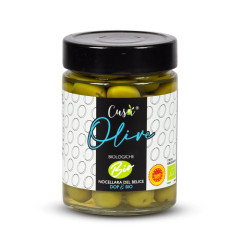 Cusà Olive verdi denocciolate Nocellara del Belice DOP in Salamoia