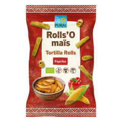 Pural Tortilla Rolls di Mais con Paprika SENZA GLUTINE