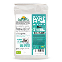 Pane Etrusco - Mix di Farine Macinate a Pietra 