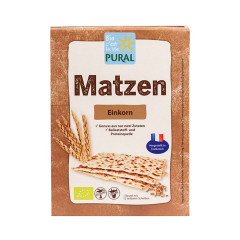 Pural Pane azzimo integrale di Farro Monococco