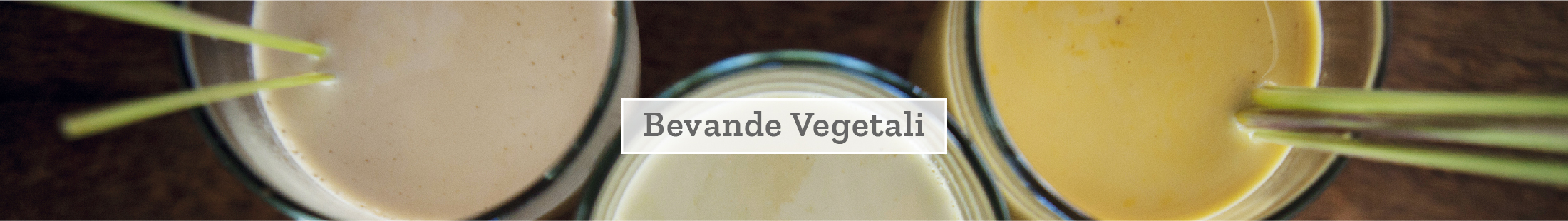 Bevande e dessert vegetali Bevande e dessert vegetali