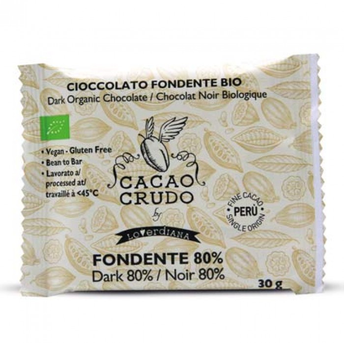 Tavoletta Fondente 80% - Cacao Crudo