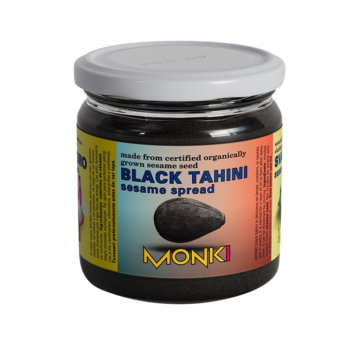 Monki Tahini Nero - Crema 100% semi di sesamo nero