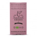Tavoletta Fondente Sale dell'Himalaya e Granella di Cacao - Cacao Crudo