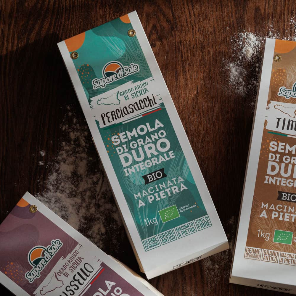 Perciasacchi - Semola Integrale di Grano Duro Antico di Sicilia