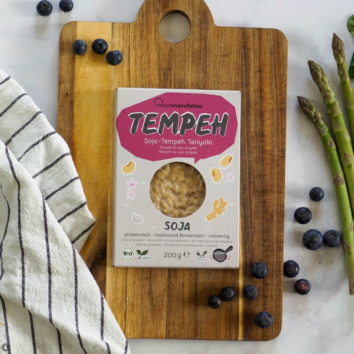 Tempehmanufaktur Tempeh di Soia al Teriyaki