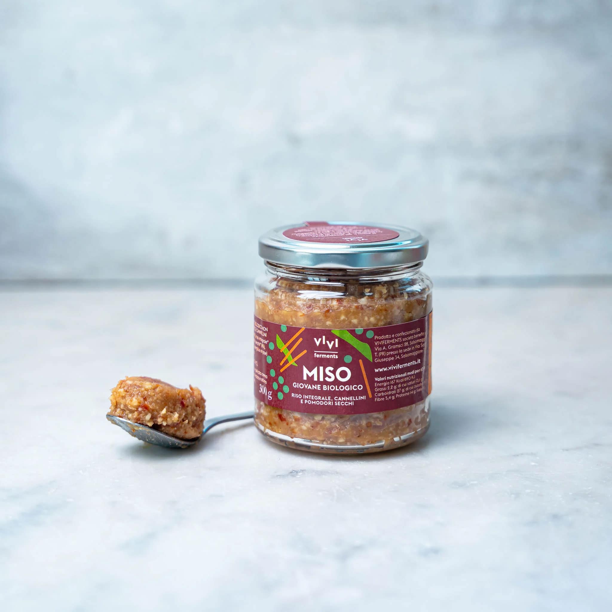 Miso giovane - Riso integrale, Cannellini e Pomodori secchi