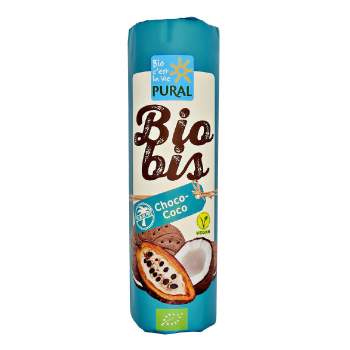 Biobis Biscotti al Cacao farciti con Crema al Cocco