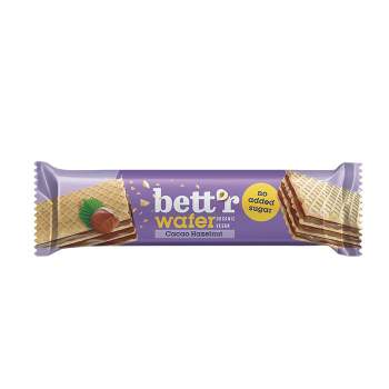 Bett'r Wafer con crema Nocciola e Cacao - senza zuccheri aggiunti 