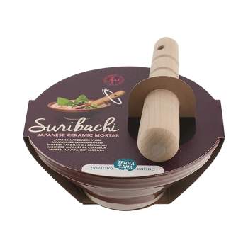 Suribachi Mortaio e Pestello Diametro 18 cm