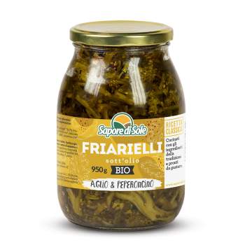 Friarielli sott'olio con Aglio e Peperoncino