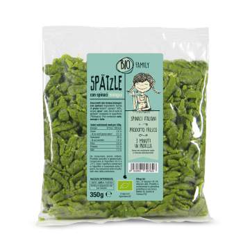 Spätzle con Spinaci