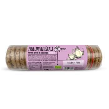 Frollini integrali farro e gocce di cioccolato