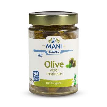 Olive verdi marinate con Origano