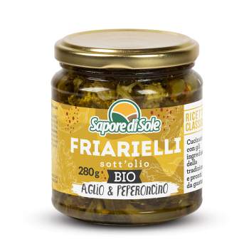 Friarielli sott'olio con Aglio e Peperoncino