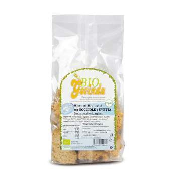 Biscotti Nocciole e Uvetta