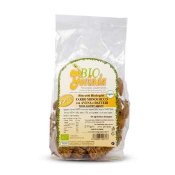 Biscotti Senza Zuccheri aggiunti di Farro monococco con Avena e Datteri