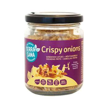 TerraSana Crispy Onions - Condimento croccante di Cipolle Fritte