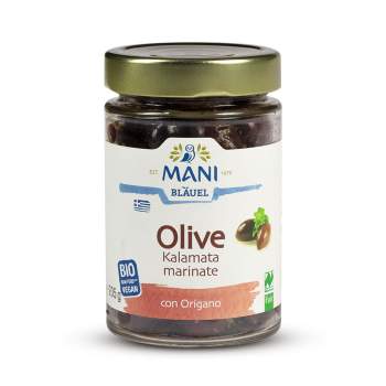 Olive Kalamata marinate con Origano
