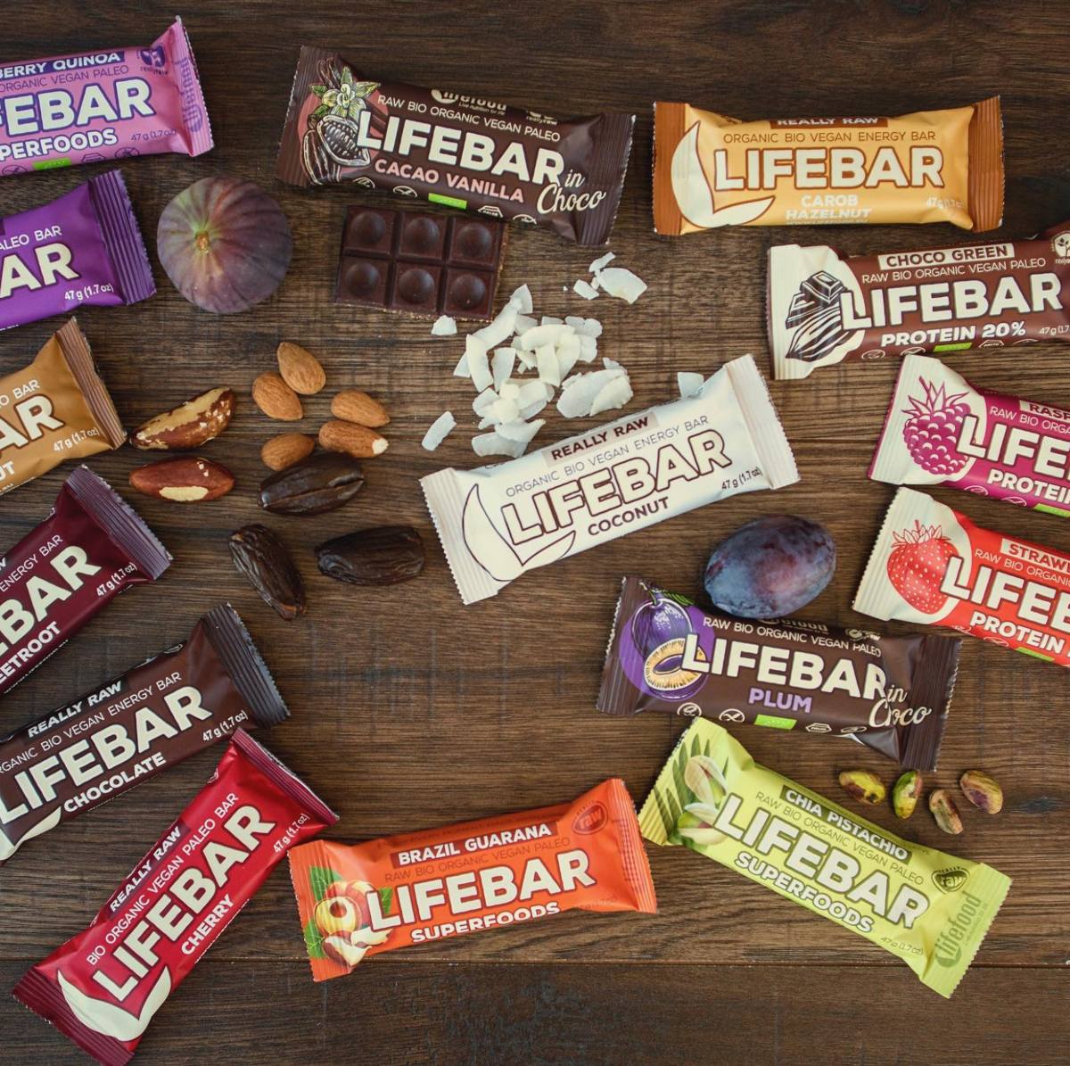 Barrette 100% raw e vegan, nutrienti e funzionali